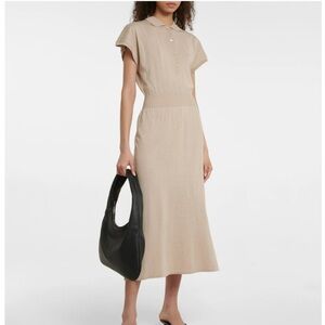 Toteme Cotton polo midi dress Size L